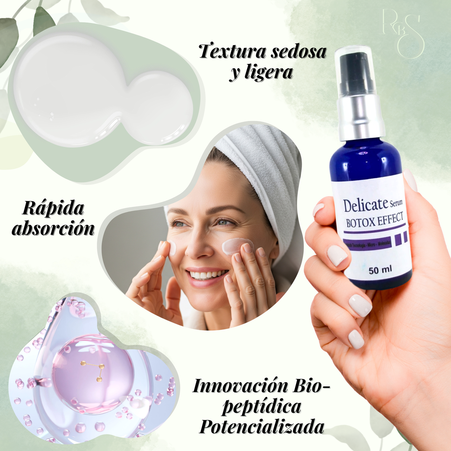 Delícate Serum. Gold BOTOX EFFECT Con veneno de Alacrán.