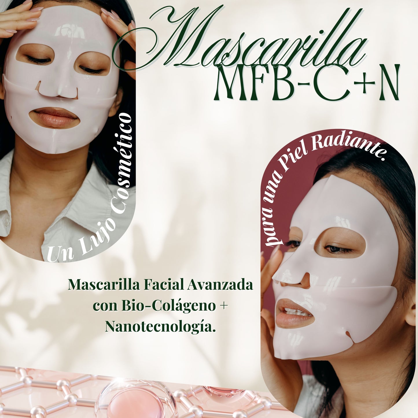 Mascarilla Facial con Bio-Colágeno