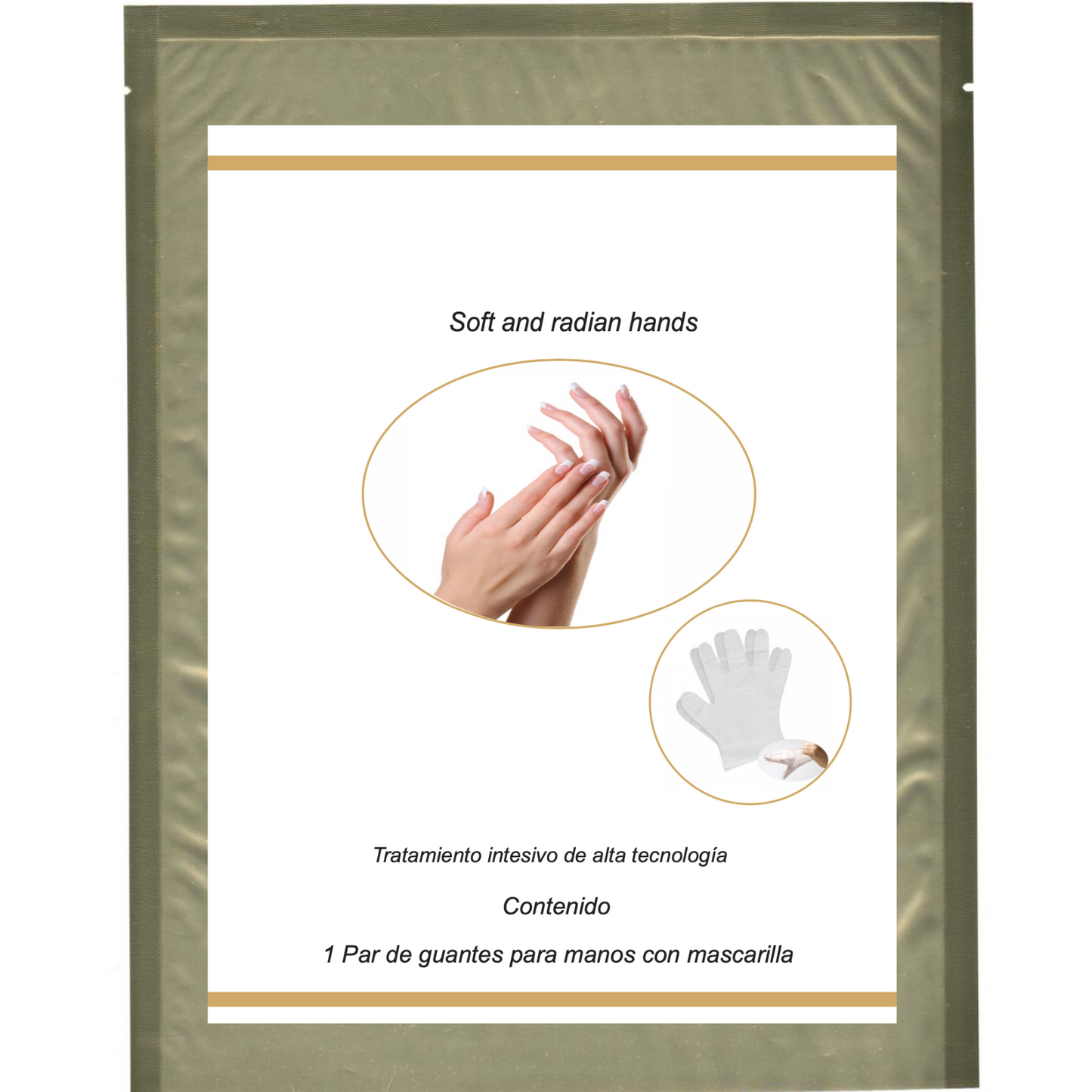 SOFT AND RADIAN HANDS/ MASCARILLA PARA MANOS