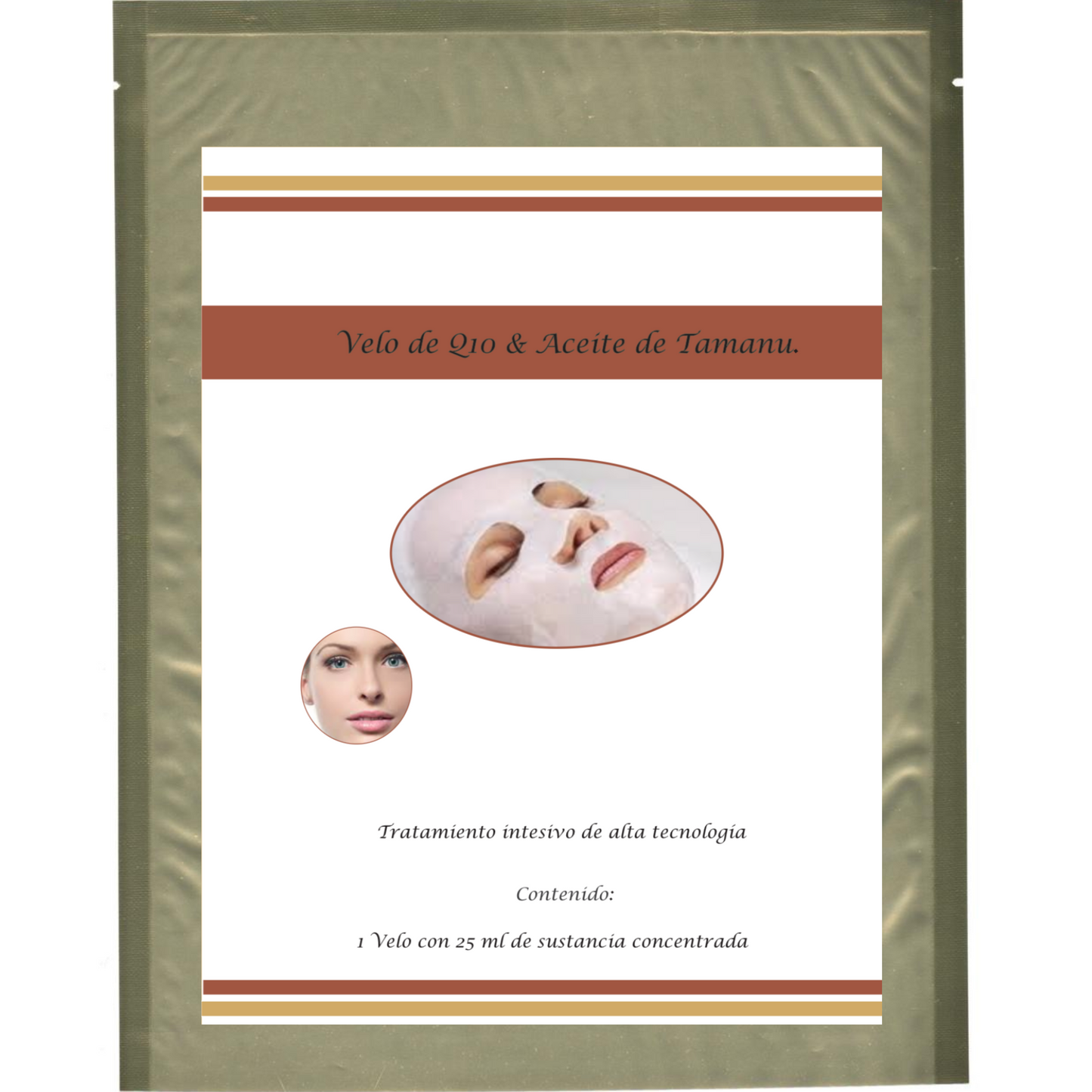 VELO DE Q10 & ACEITE DE TAMANU.