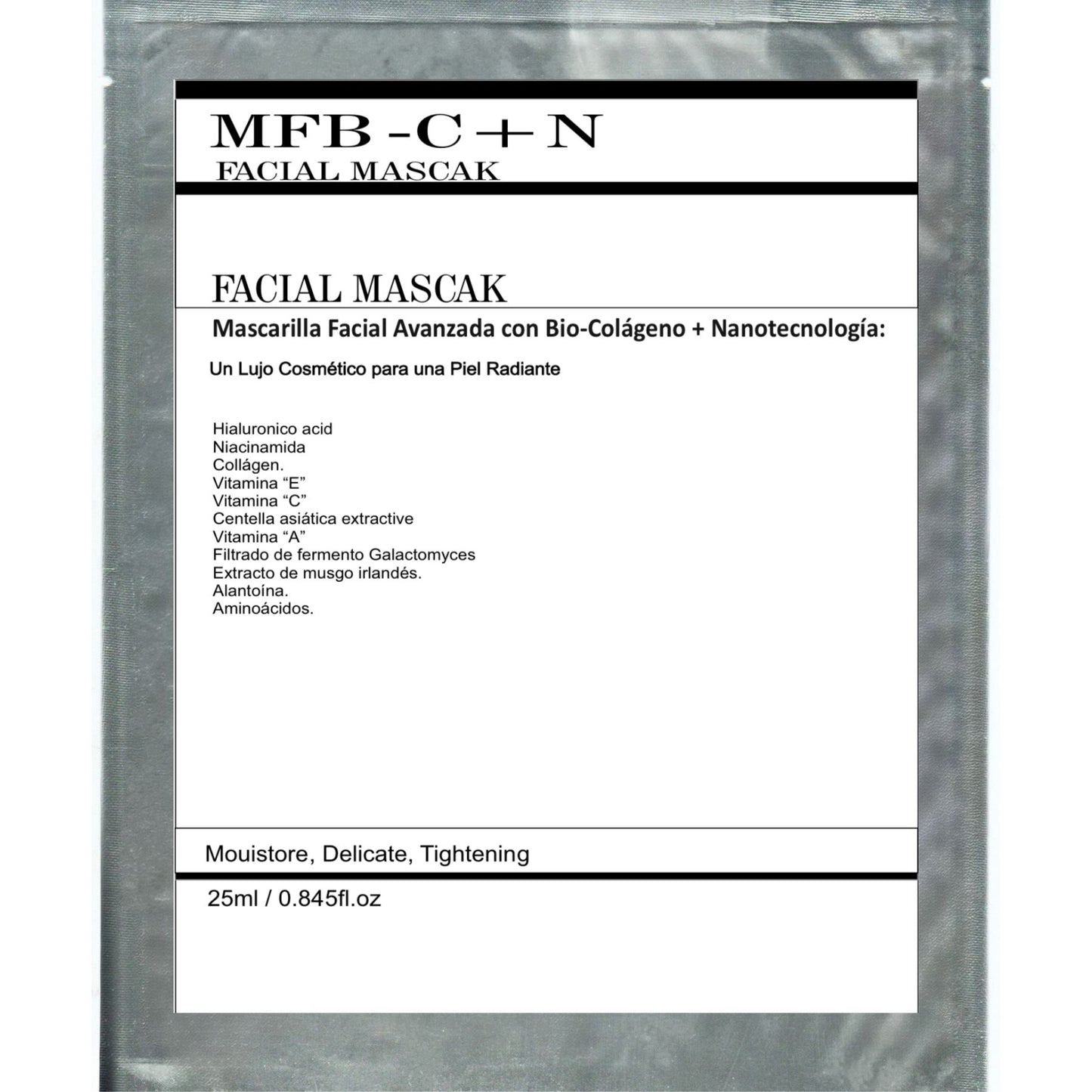Mascarilla Facial con Bio-Colágeno