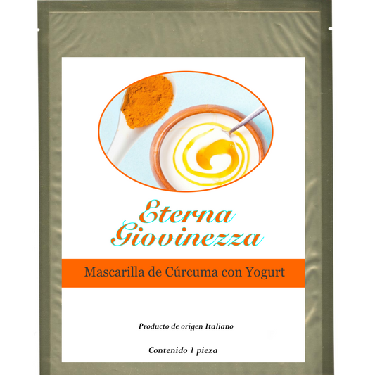 Mascarilla de Cúrcuma con Yogur