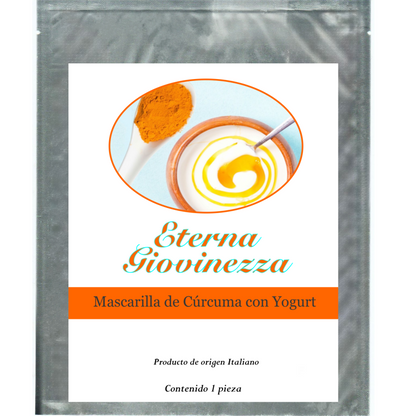 Mascarilla de Cúrcuma con Yogur