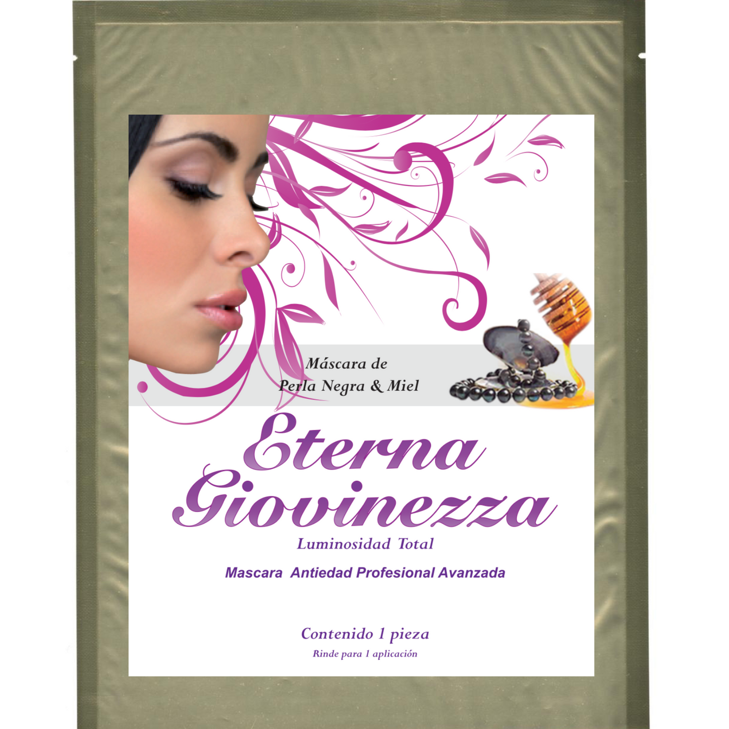 MASCARILLA DE PERLA NEGRA Y MIEL