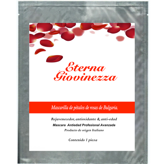 Mascarilla Facial de Pétalos de Rosas de Bulgaria: