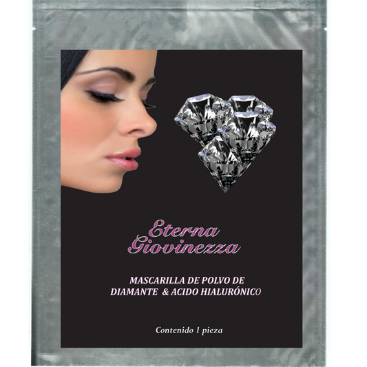 MASCARILLA DE POLVO DE DIAMANTE& ACIDO HIALURONICO