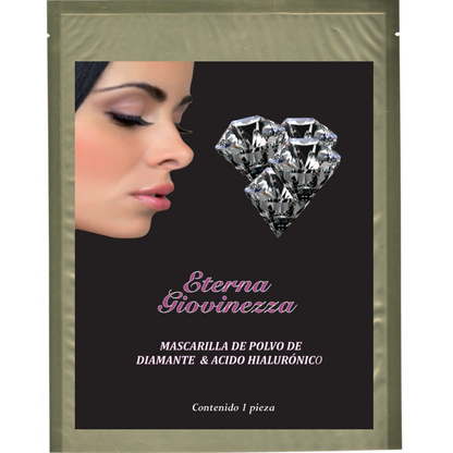 MASCARILLA DE POLVO DE DIAMANTE& ACIDO HIALURONICO